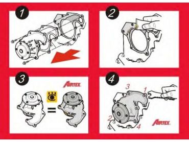 AIRTEX - 9289 Водяна помпа AIRTEX - 9289 Водяна помпа