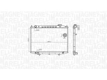 MAGNETI MARELLI - 350213183500 Радіатор охолоджування