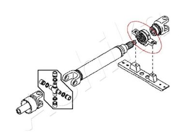 ASHIKA - GOM2805 Підшипник підвісний ASHIKA - GOM2805 Підшипник підвісний