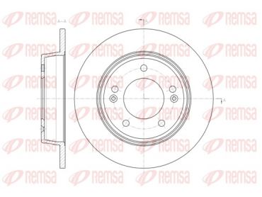 REMSA - 6143500 Диск гальмівний HYUNDAI ELANTRA, KIA CERATO 12- задн. (вир-во REMSA)