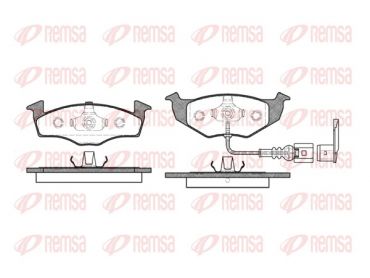 REMSA - 060911 Колодки гальмівні дискові
