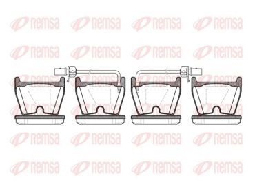 REMSA - 089602 Колодки гальмівні дискові