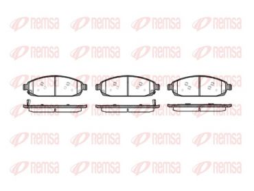 REMSA - 117302 Колодки гальмівні дискові
