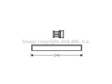 AVA QUALITY COOLING - SZD096 Осушувач кондиціонера Toyota LC100 02>07 4,7i , AVENSIS 03>08 , RX300-350 02>08 , Grand Vitara 2,0i 05> (SZD096) AVA